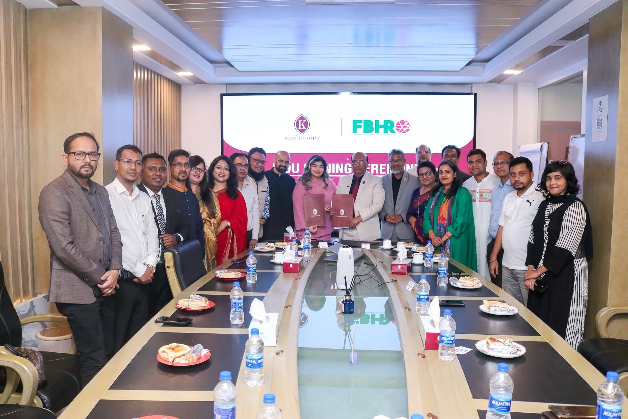 MoU between Kazi Resort and FBHRO